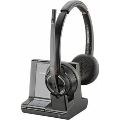 Poly Savi 8220-M over-the-head binaural wireless DECT office headset