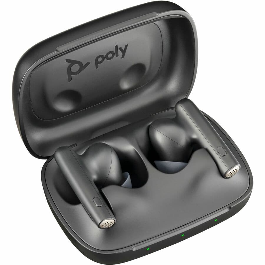 Black Poly Voyager Free 60 UC basic charge case for portable headset charging
