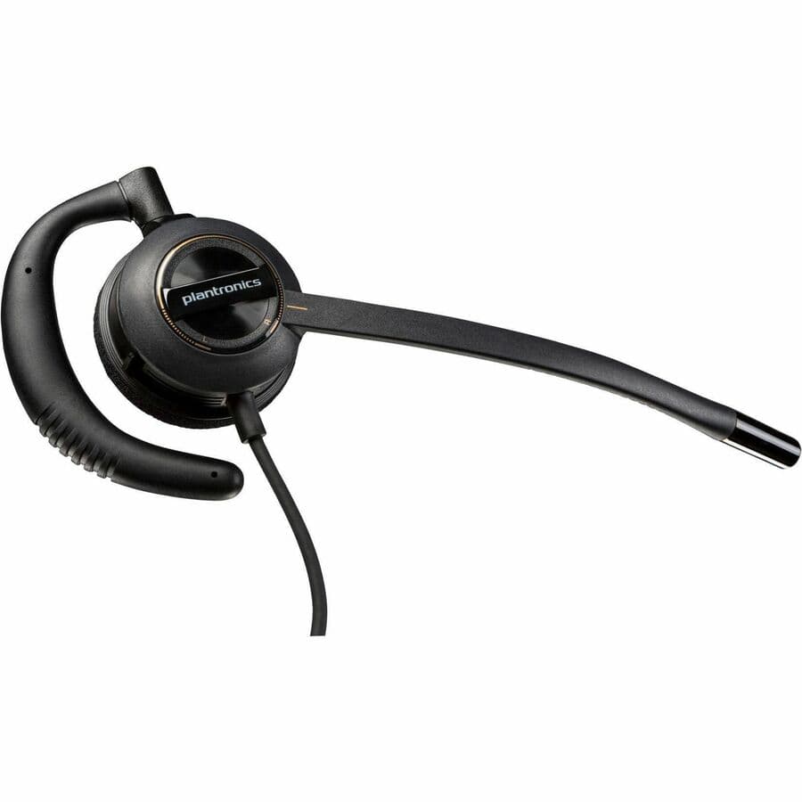 Poly EncorePro 530D wired headset with Quick Disconnect and discreet digital design