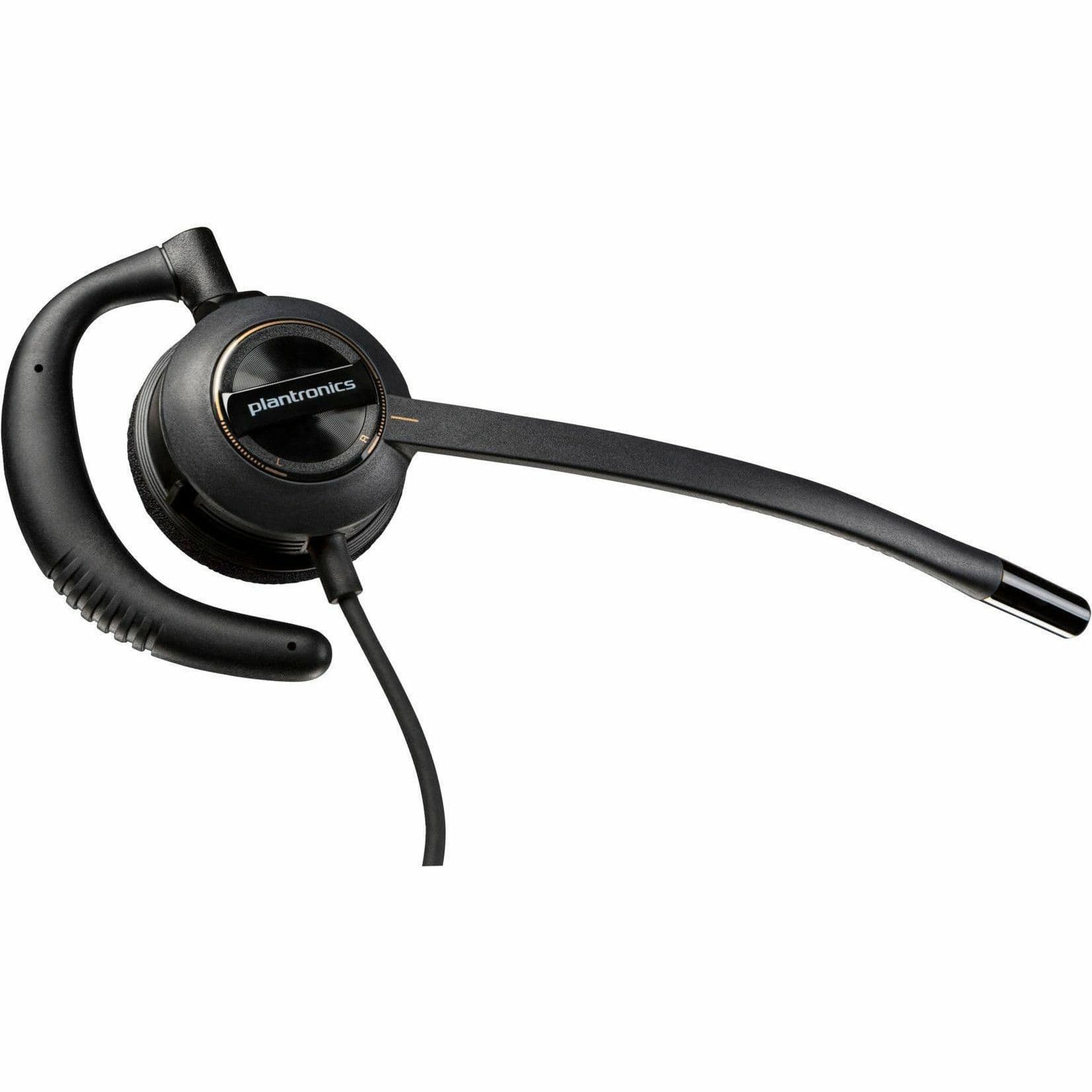 Poly EncorePro 530D wired headset with Quick Disconnect and discreet digital design