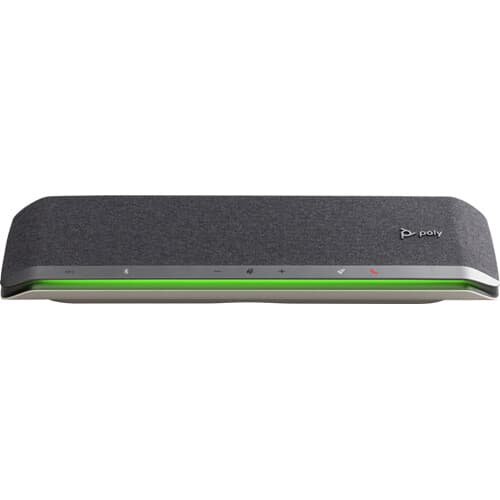 Poly Sync 60 conference speakerphone for hybrid meetings and shared office collaboration