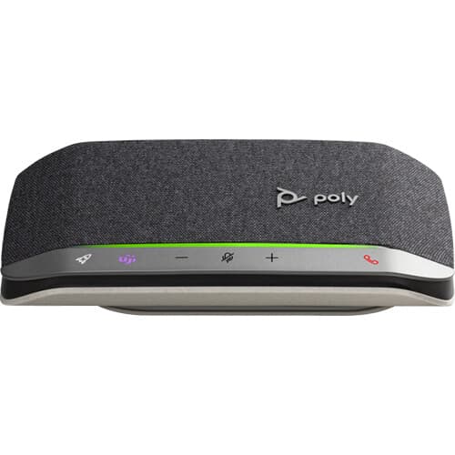 Poly Sync 20-M USB-A portable speakerphone for desk and small-room meetings