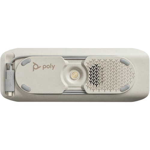 Poly Sync 40+ portable speakerphone with USB-A and Bluetooth connectivity