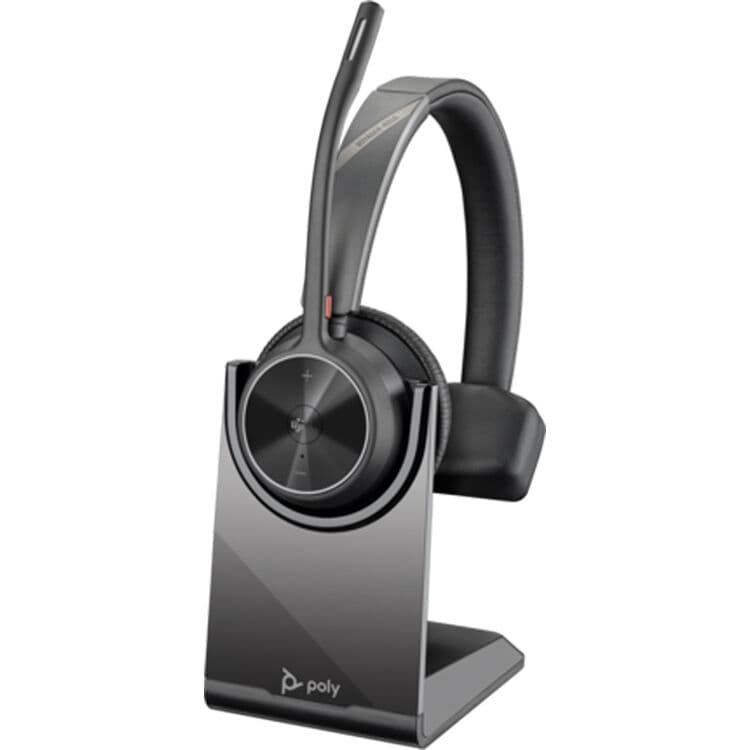 Poly Voyager 4310-M Mono Wireless Headset | UC, Charge Stand, Bluetooth