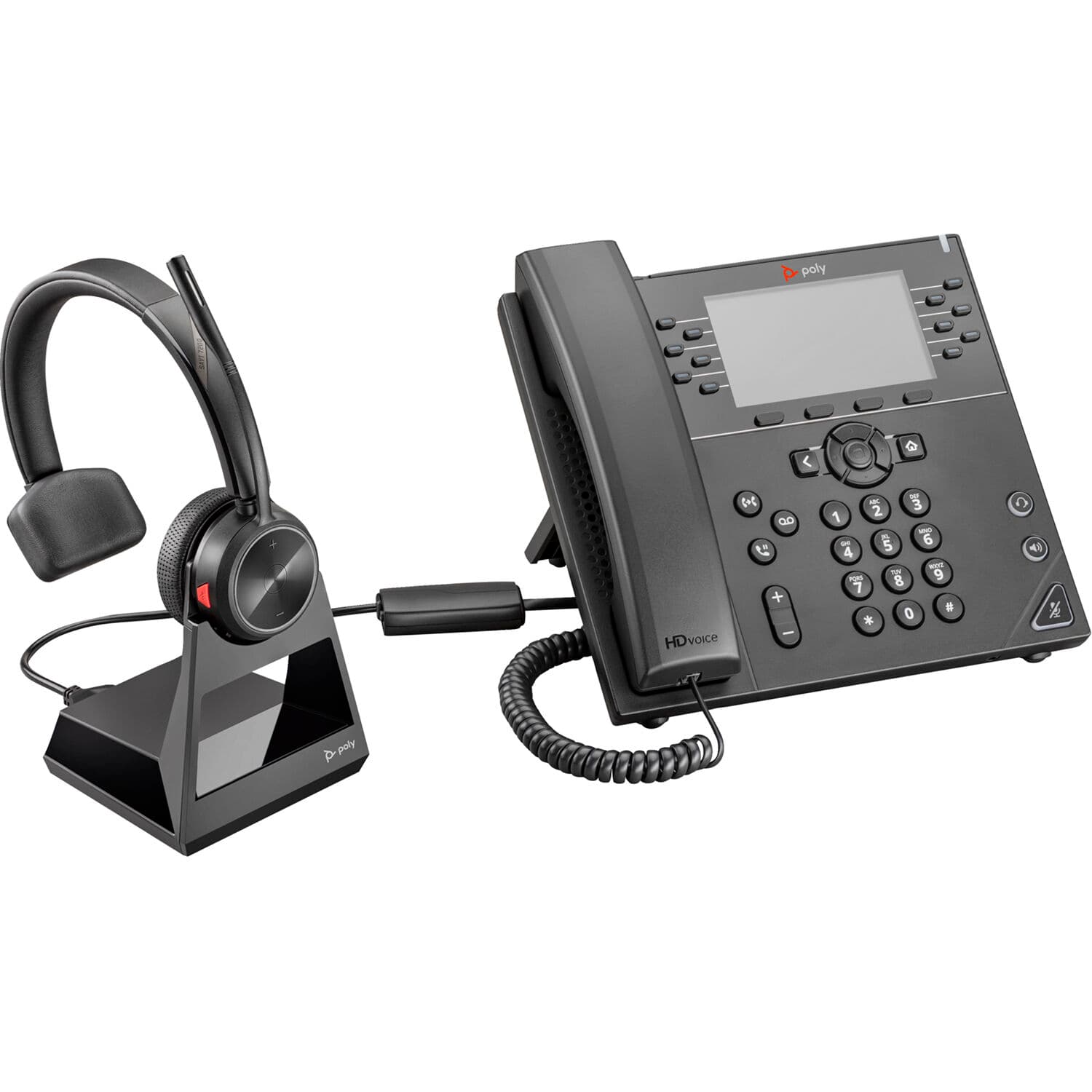 Poly Savi 7210 Office wireless business headset for professional calling