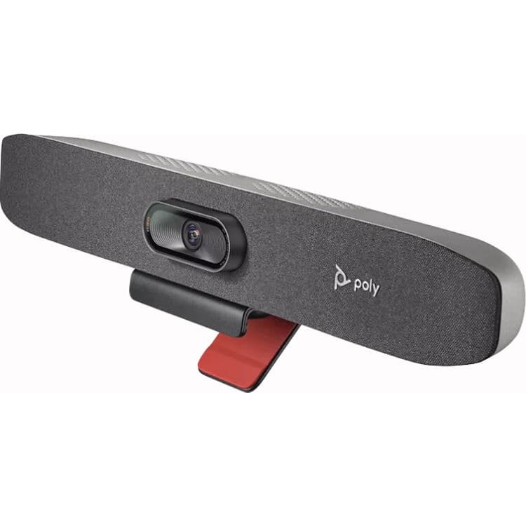 Poly Studio R30 USB video bar for small meeting rooms with 4K camera
