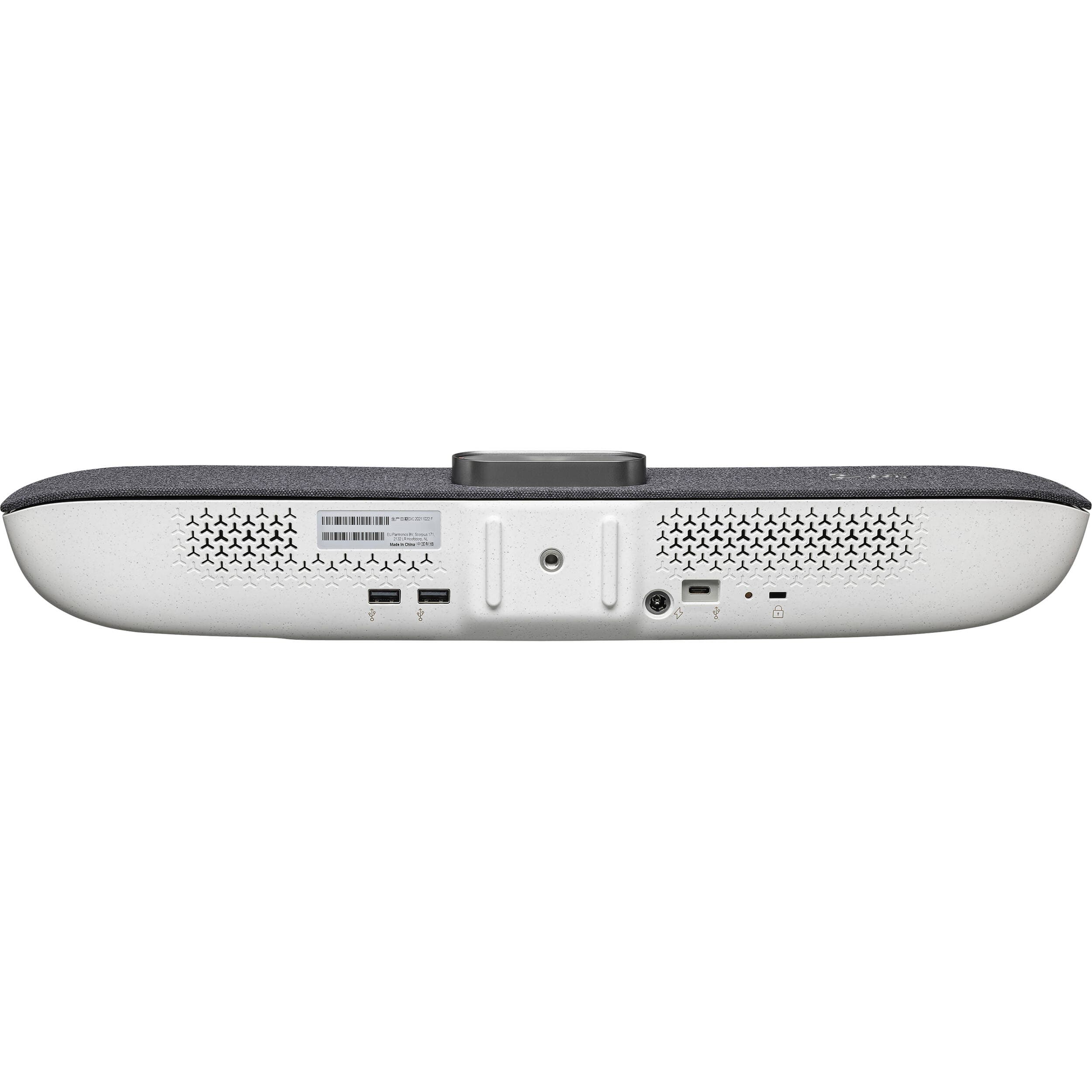 Poly Studio R30 USB video bar for small meeting rooms, GSA and TAA aligned conferencing device