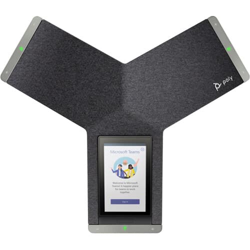 Poly Trio C60 IP conference phone for Microsoft Teams rooms with PoE-E power