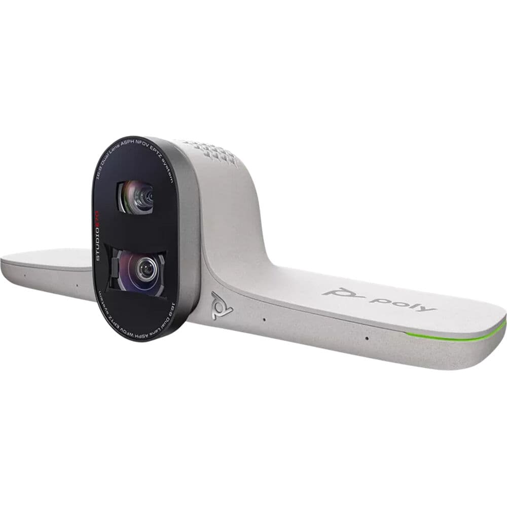 Poly Studio E70 smart conference camera for large rooms with dual 4K sensors and wide-angle coverage