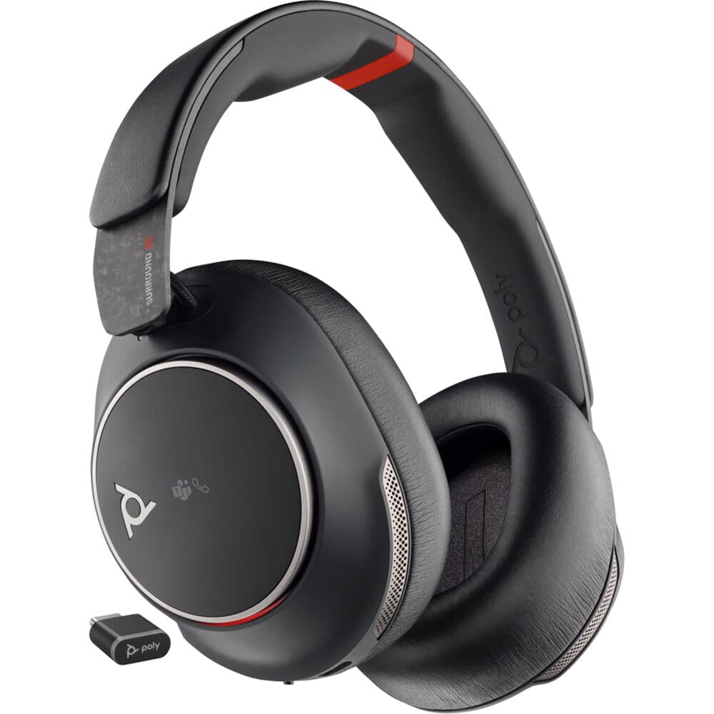 Poly Voyager Surround 85 UC Headset, 8G7T7AA | Wireless Headsets