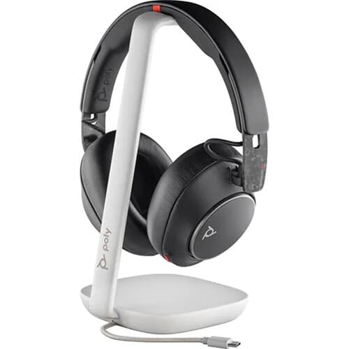 Poly Voyager Surround 85 UC wireless headset with boom microphone for unified communications
