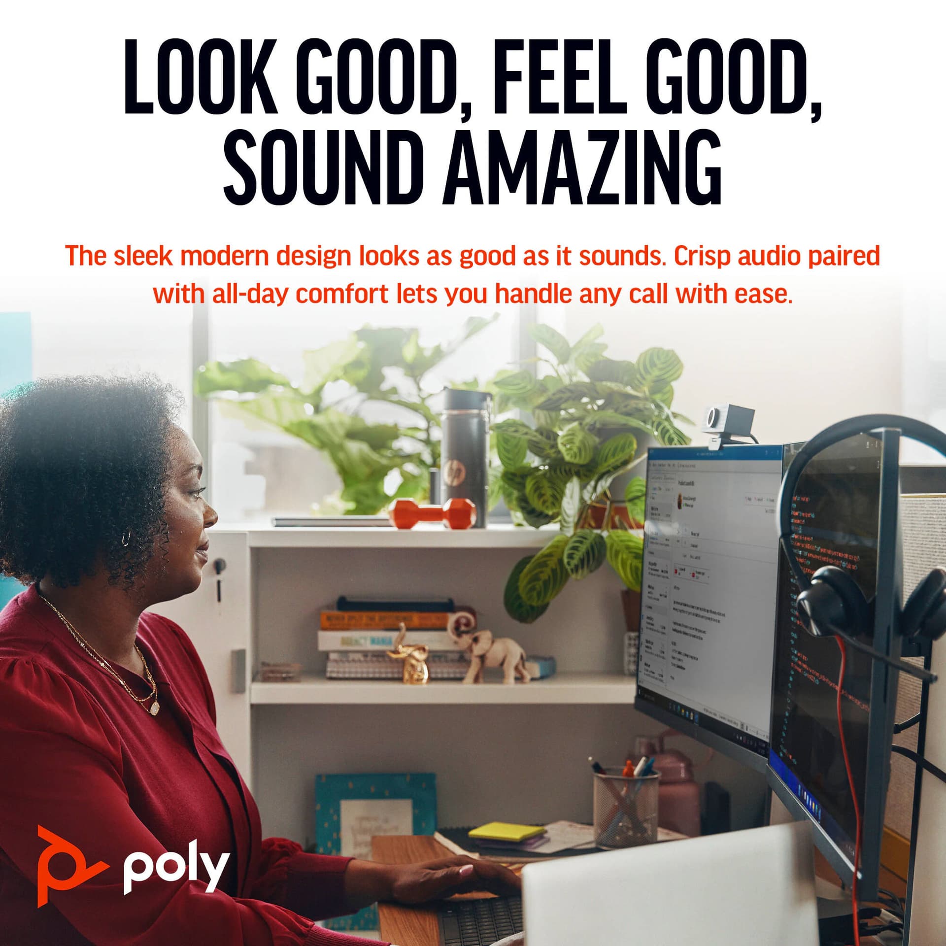 HP POLY HEADSETS POLY BW 3310-M USB-C HS USB-C/A +USB-C/A view 3