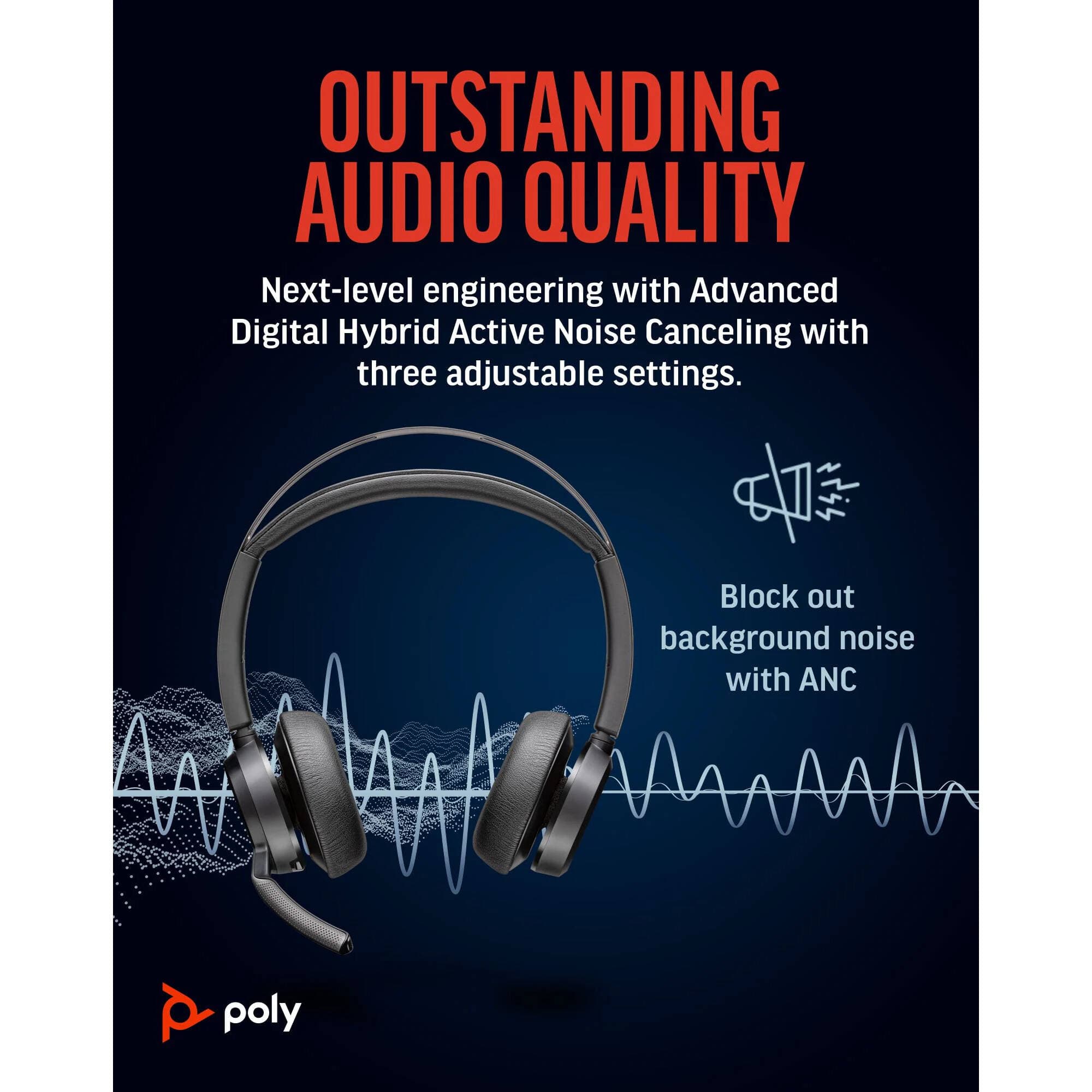 Poly VF2 USB-C/A headset support service, 4-year technical coverage with 24x7 and 2-hour phone response