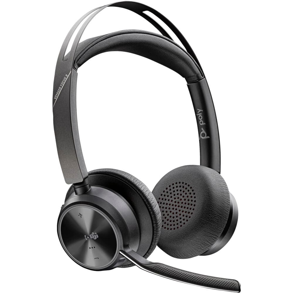 Poly Voyager Focus 2 9T9J6AA#AC3 USB-C Headset | UC, Bluetooth, Office