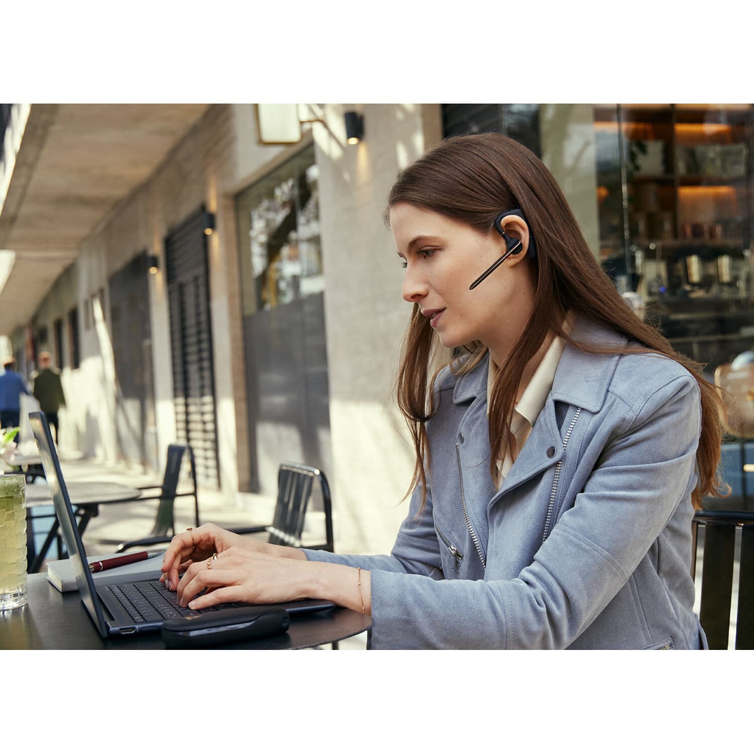 Poly VL 50 HS monaural wired UC headset for office calling