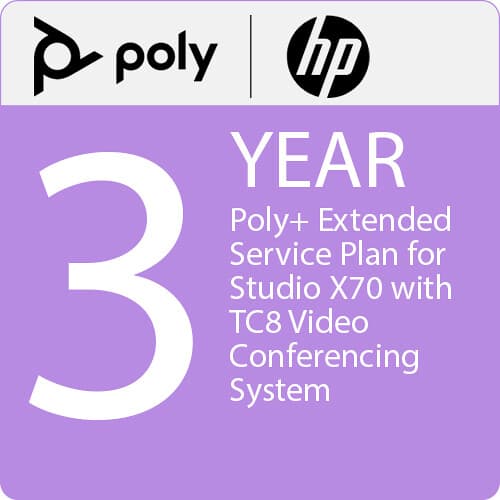 3Y POLY+ STUDIO X70 TC8 SERVICE 3Y POLY+ STUDIO X70 TC8 SERVICE