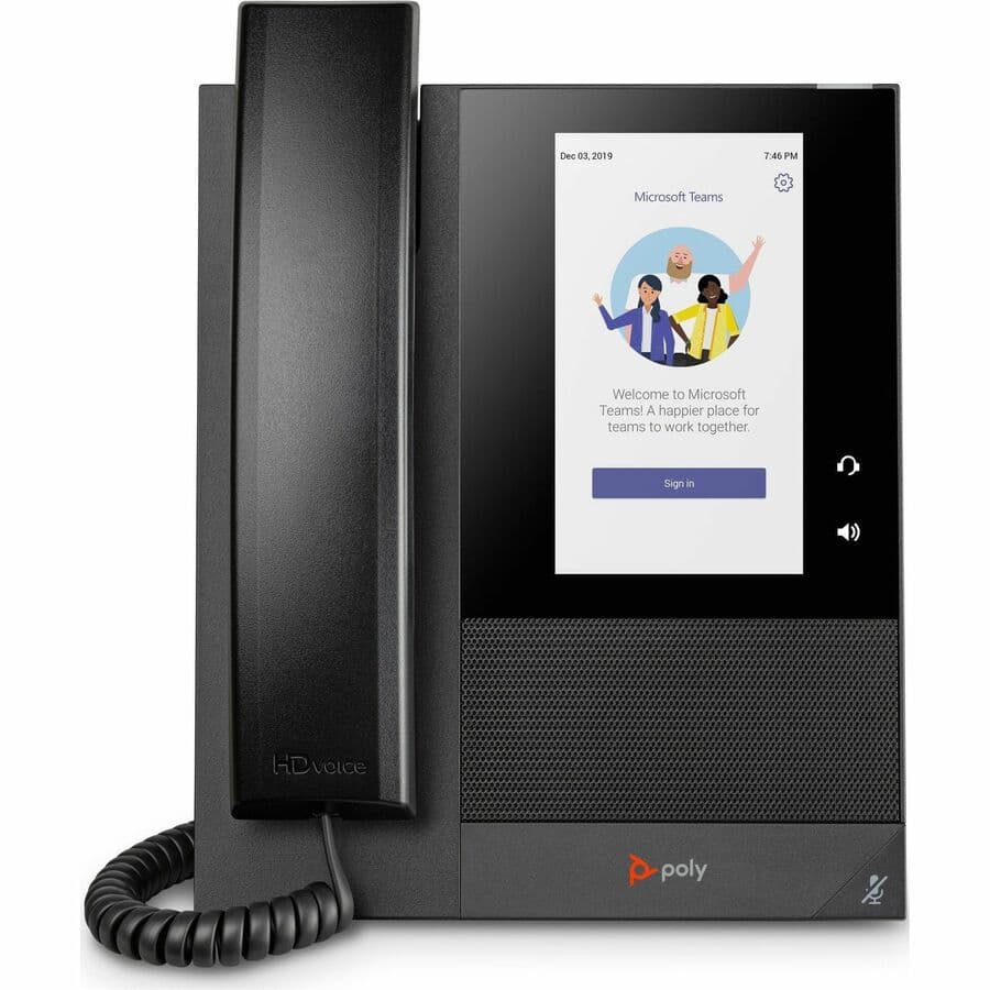 Poly CCX 400 BMP MS PoE-E TAA Desk Phone | VoIP, Enterprise