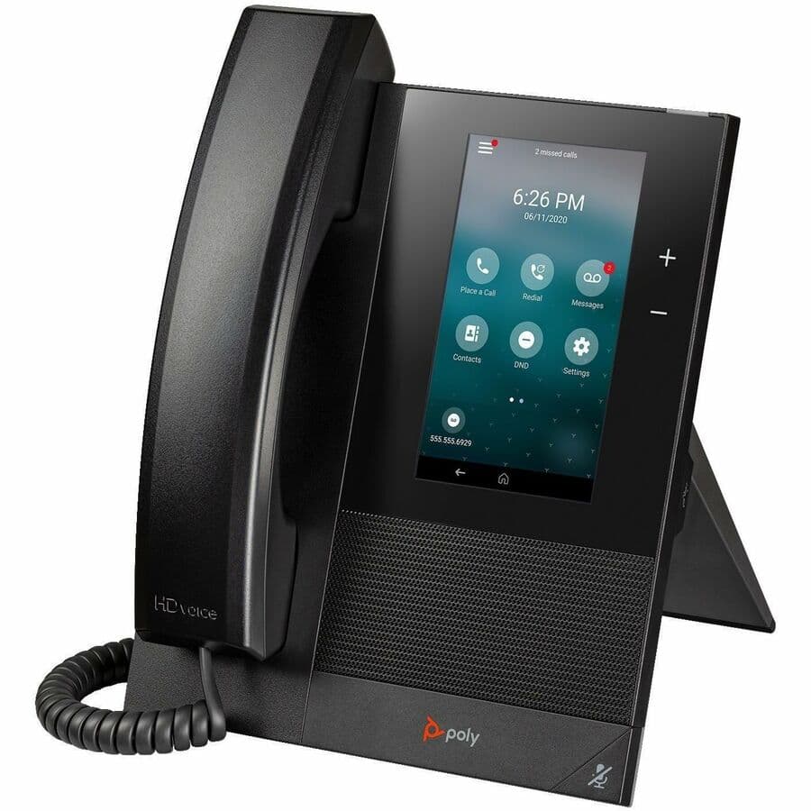 Poly CCX 400 BMP SIP PoE-E TAA Desk Phone | VoIP, Enterprise