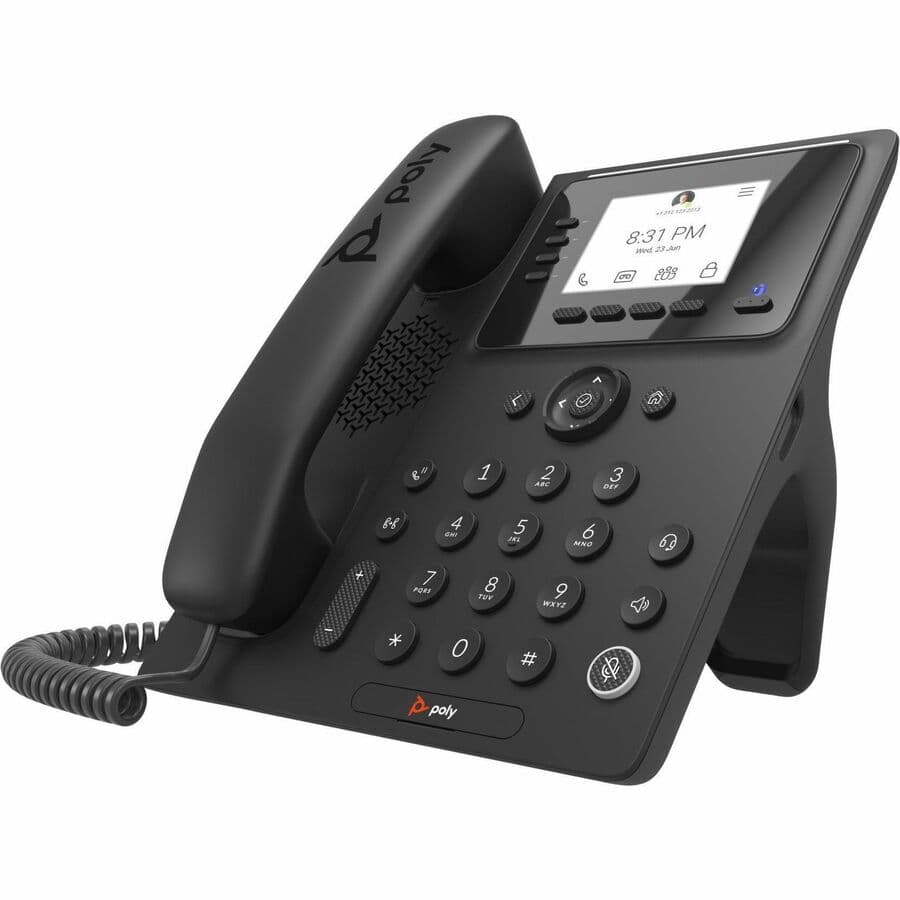 Poly CCX 350 BMP MS PoE Desk Phone | Microsoft Teams, Enterprise VoIP