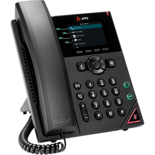 Poly VVX 250 4-Line IP Phone, PoE-Enabled | Desk Phone, Enterprise