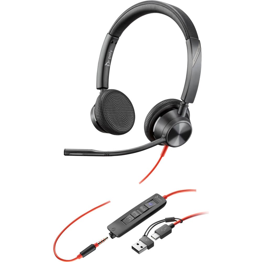 Hp Poly Headsets Poly Bw 3325-M USB-C Hs USB-C/a +usb-C/a