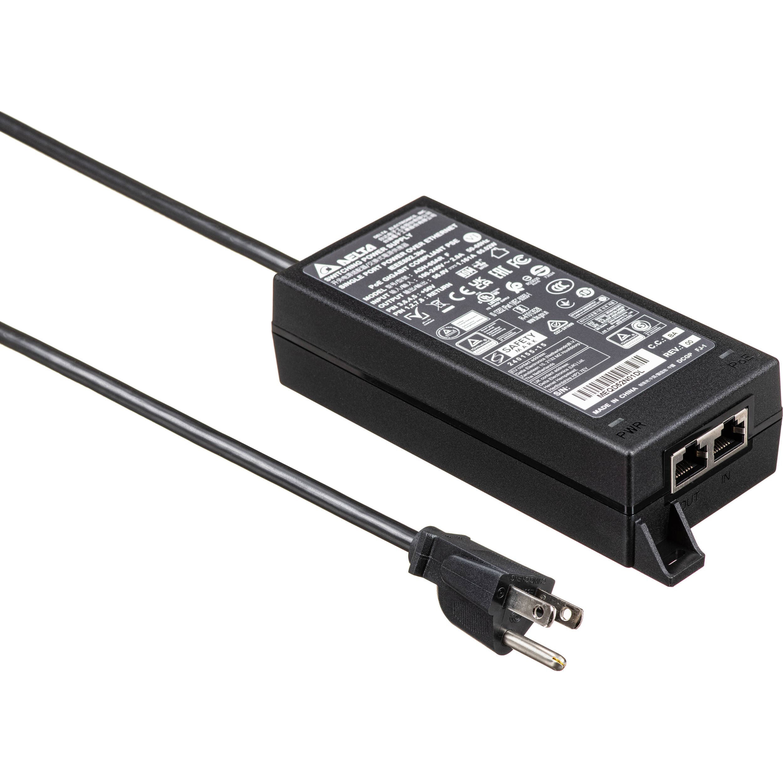 Hp Poly Video Poly Poe++ 65w2.5g W/Cat6a +pwrcrd US/Canada English